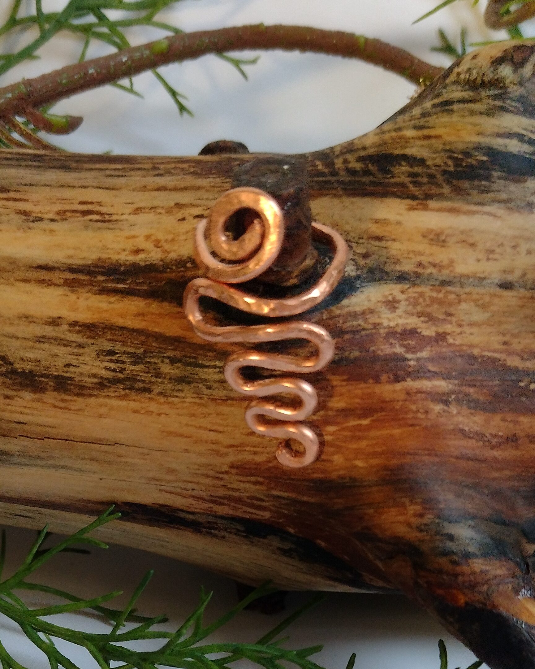 pierścionek z miedzi