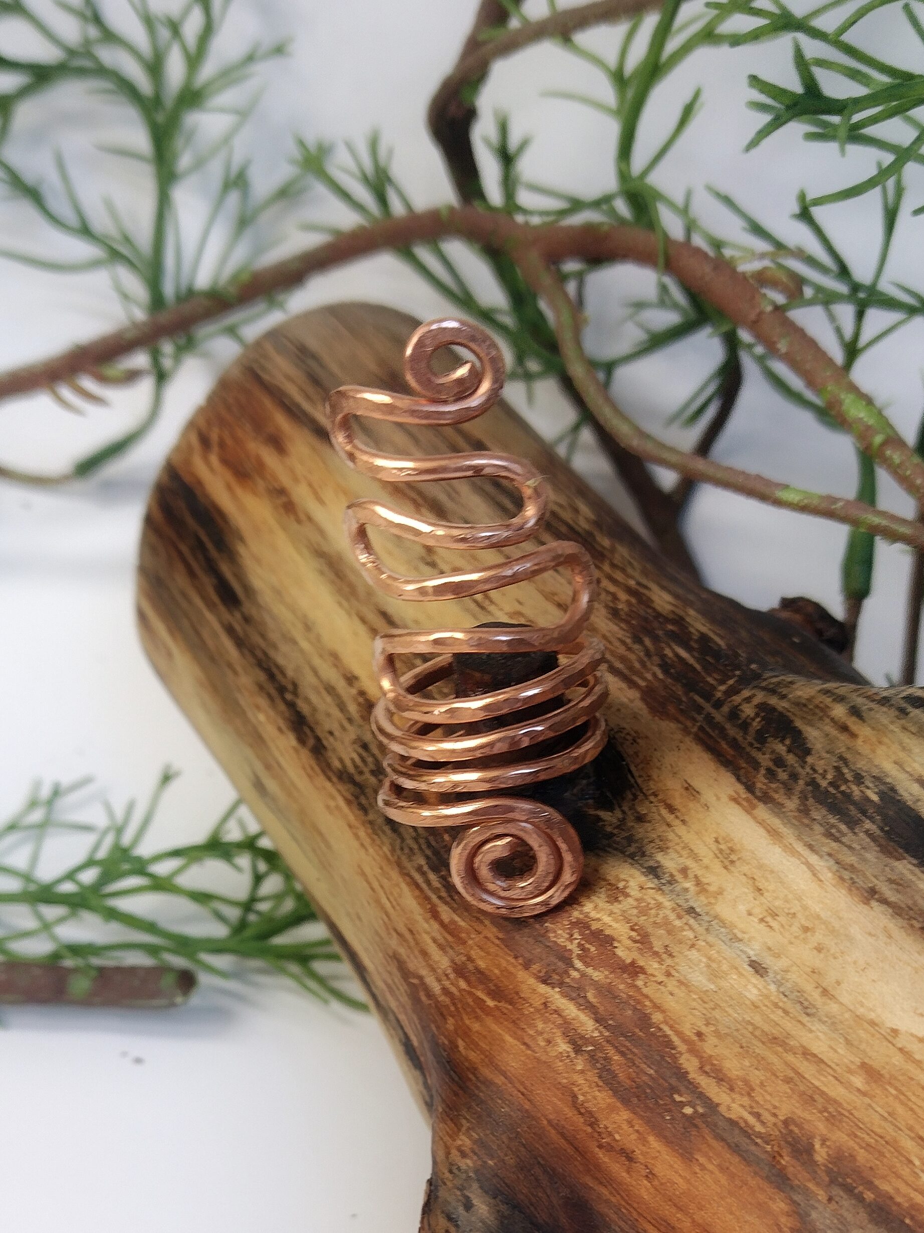 pierścionek z miedzi