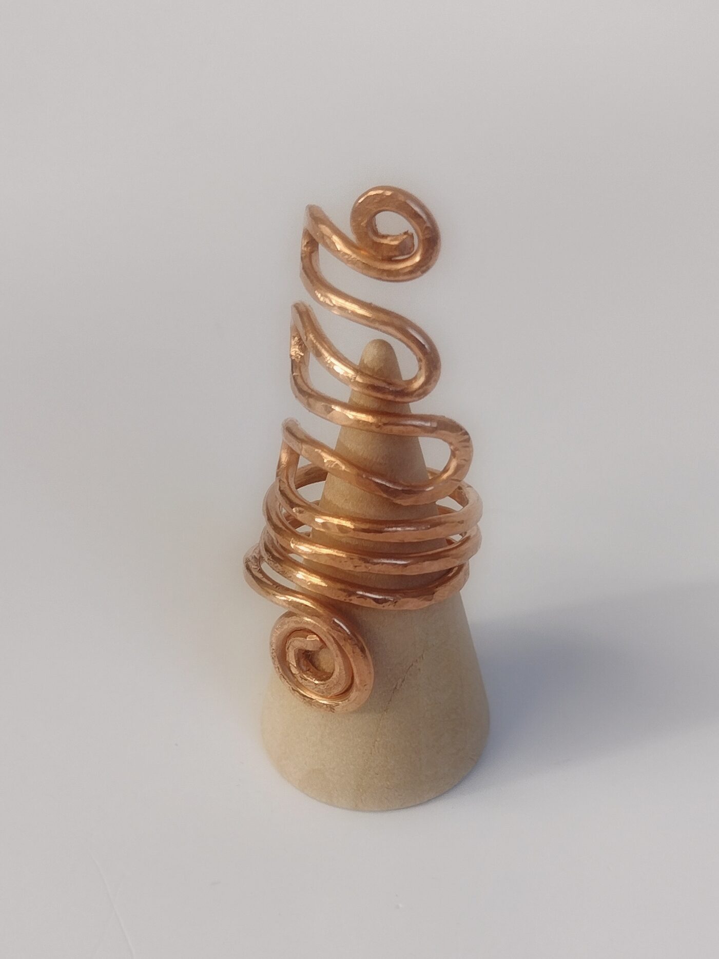 pierścionek z miedzi