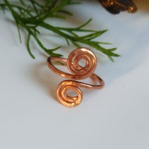Fala Harmonii – miedziany pierścionek
