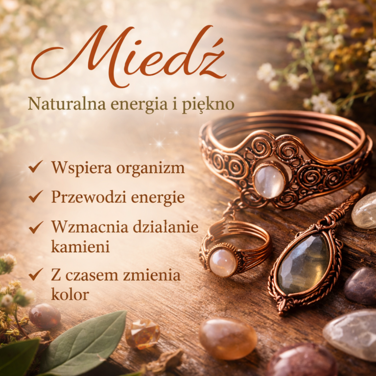 Miedź w biżuterii